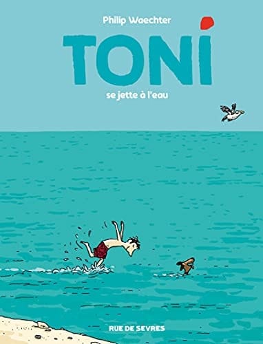 Toni se jette à l'eau