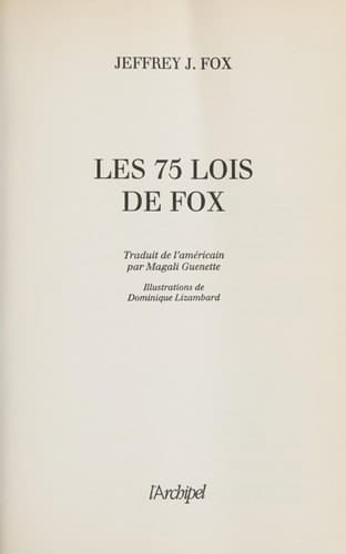 Les 75 lois de Fox