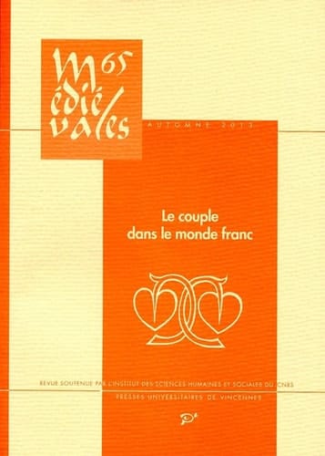 Le couple dans le monde franc (Ve-XIIe] siècle)