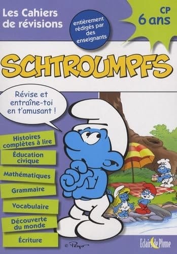 Les cahiers de révisions Schtroumpfs CP 6 ans