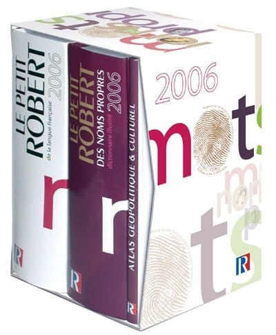 Le Petit Robert Coffret en 2 volumes : Le Petit Robert de la langue française ; Avec un atlas géopolitique et culturel