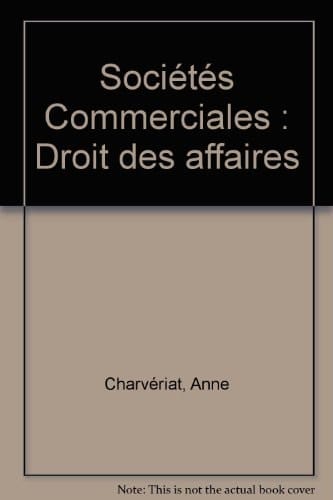Sociétés Commerciales Droit des affaires
