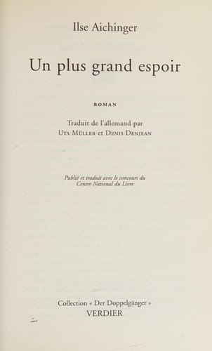 Die größere Hoffnung