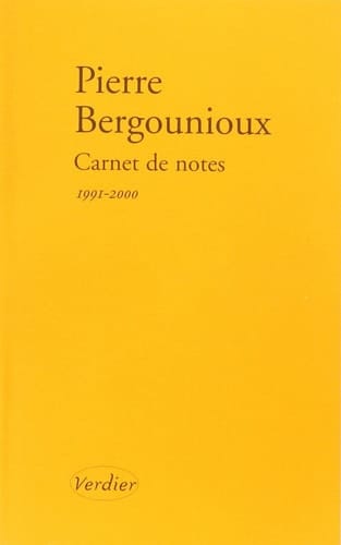 Carnet de notes journal 1991-2000