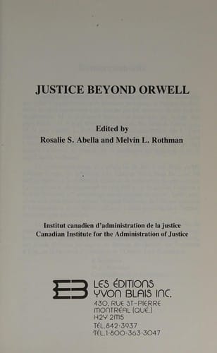Justice Beyond Orwell