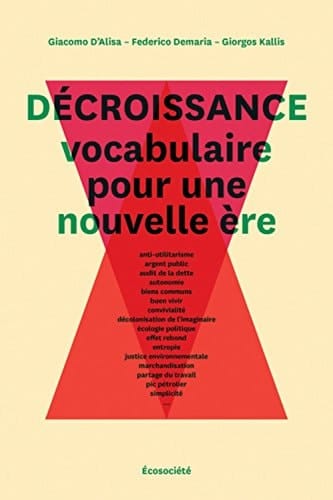 Décroissance vocabulaire pour une nouvelle ère