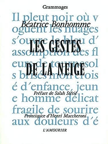 Les gestes de la neige