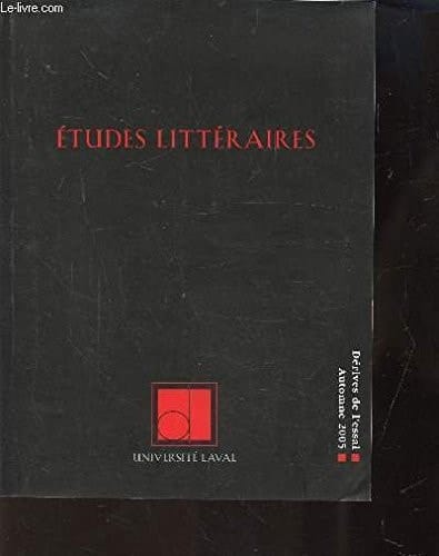 Réseaux littéraires France-Québec (1900-1940)