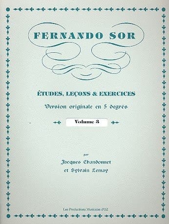 Études, leçons & exercices [musique] : version originale en 5 degrés