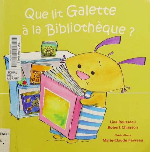 Que lit Galette à la bibliothèque?