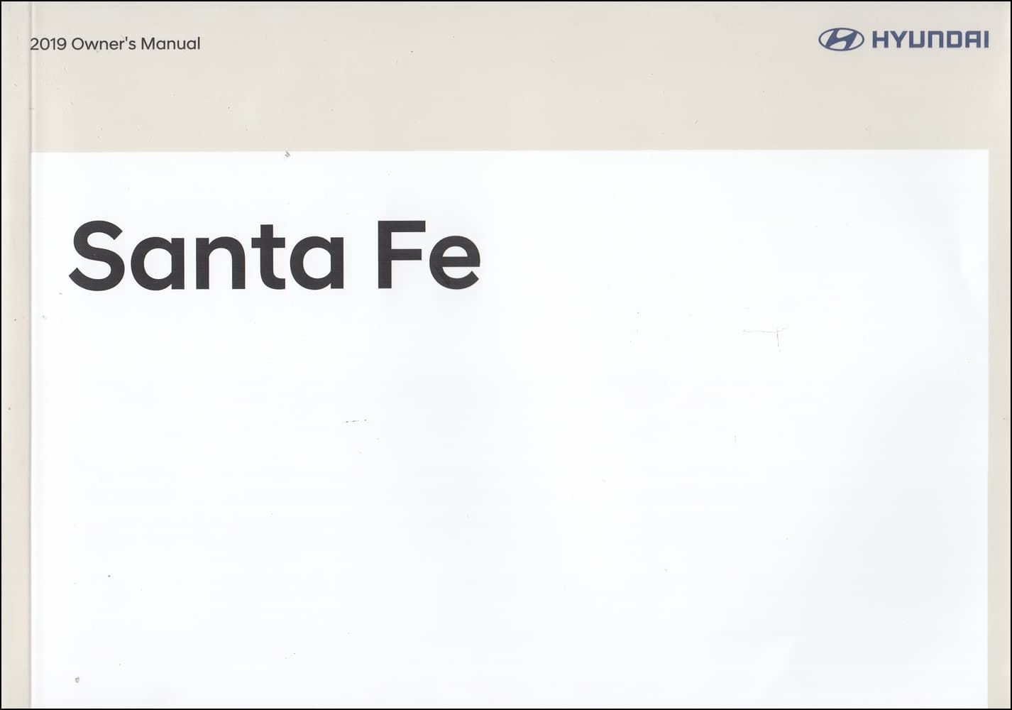 2019 Hyundai Santa Fe Owners Manual 19