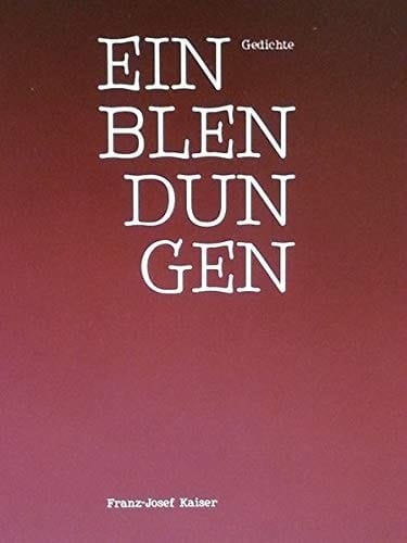 Einblendungen Gedichte