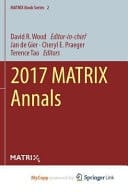 2017 MATRIX Annals