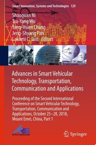 Advances in Smart Vehicular Technology, Transportation, Communication and Applications