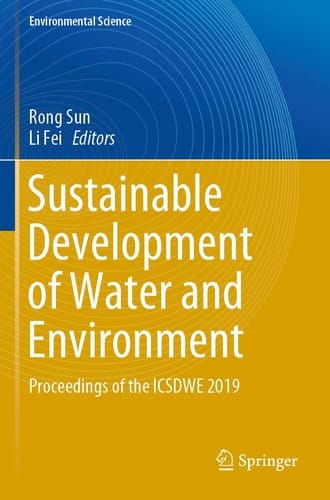 Sustainable Development of Water and Environment Proceedings of the ICSDWE 2019
