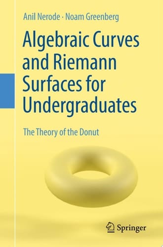 Algebraic Curves and Riemann Surfaces for Undergraduates