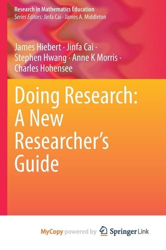 Doing Research: A New Researcher's Guide