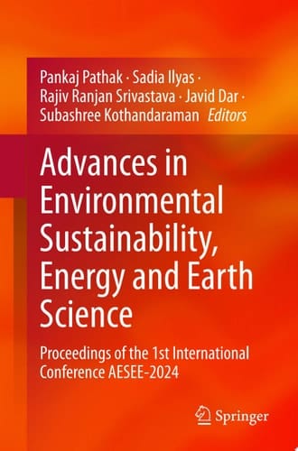 Advances in Environmental Sustainability, Energy and Earth Science