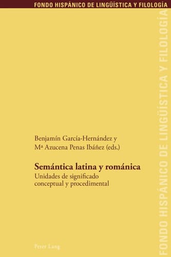 Semántica latina y románica Unidades de significado conceptual y procedimental