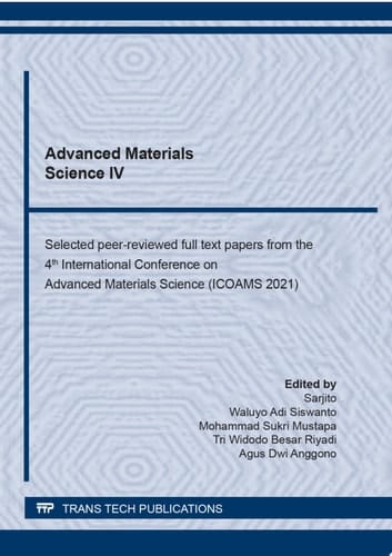 Advanced Materials Science IV