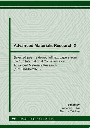 Advanced Materials Research X
