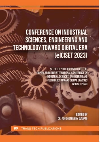 Conference on Industrial Sciences, Engineering and Technology toward Digital Era (eICISET 2023)