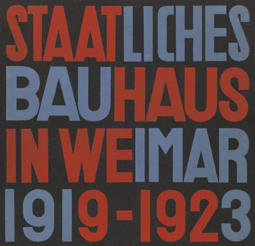 State Bauhaus in Weimar 1919-1923 (facsimile Edition).