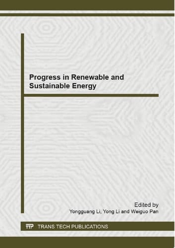Progress in Renewable and Sustainable Energy