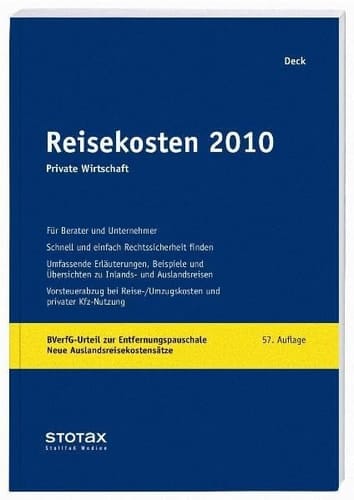 Reisekosten 2010: Private Wirtschaft