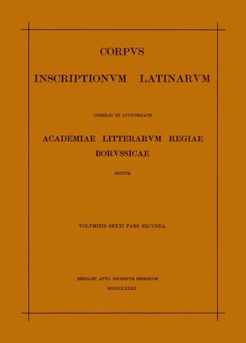 Inscriptiones urbis Romae latinae