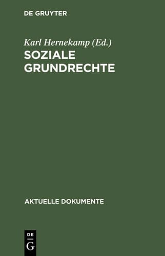 Soziale Grundrechte Arbeit, Bildung, Umweltschutz etc