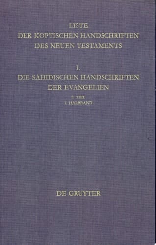 Die sahidischen Handschriften der Evangelien