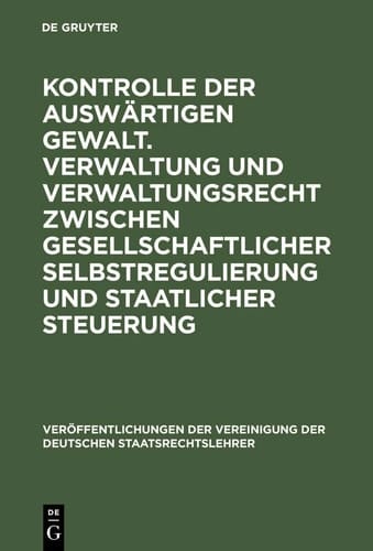 Kontrolle der auswärtigen Gewalt