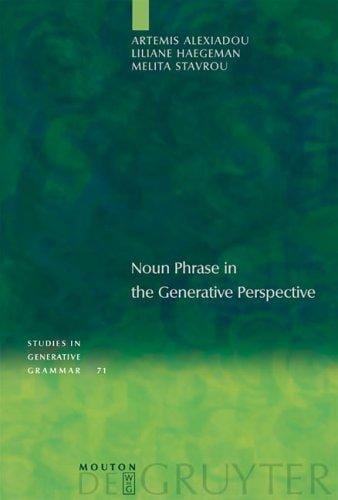 Noun phrase in the generative perspective