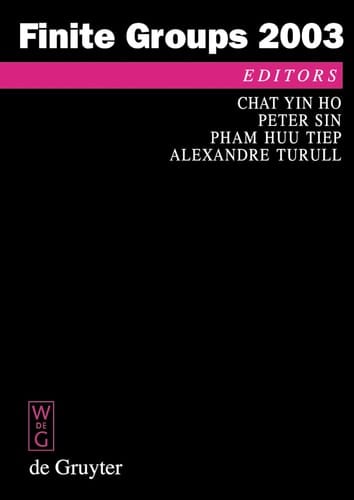 Finite Groups 2003 Proceedings of the Gainesville Conference on Finite Groups, March 6 - 12, 2003