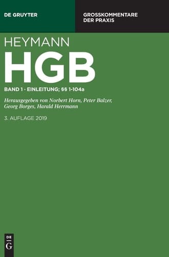 Erstes Buch. Einleitung; §§ 1-104a