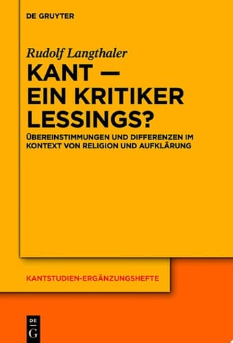 Kant – ein Kritiker Lessings?
