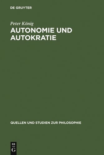 Autonomie und Autokratie Über Kants Metaphysik der Sitten