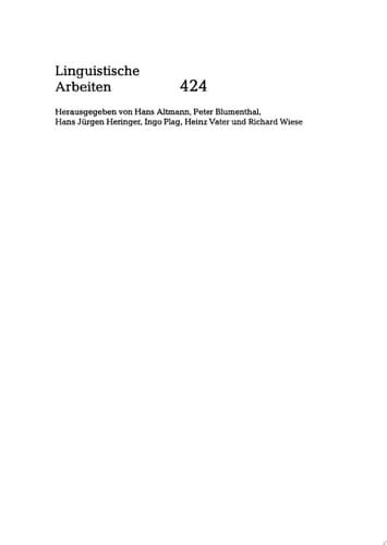 Bilingual Acquisition of Intonation A Study of Children Speaking German and English