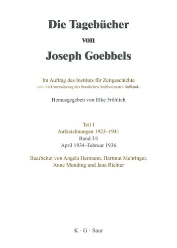 April 1934 - Februar 1936