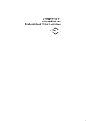 Electrophoresis '81 Advanced methods, biochemical and clinical applications. Proceedings of the Third International Conference on Electrophoresis, Charleston, SC, April 7–10, 1981. [held in conjunction with the first annual meeting of the Electrophoresis Society]
