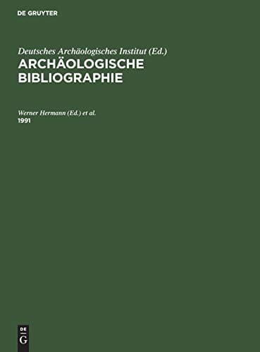 Archäologische Bibliographie/1991