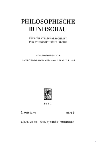 Heft 1/1957