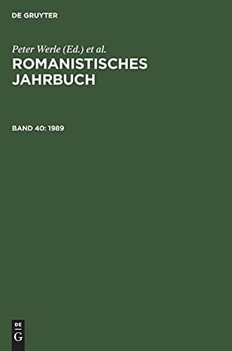Romanistisches Jahrbuch/1989