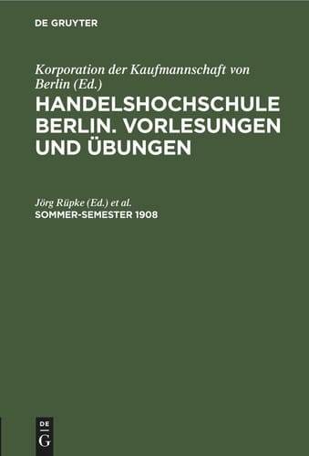 Sommer-Semester 1908