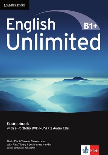 English Unlimited B1+ -Intermediate / Coursebook with E-Portfolio DVD-ROM + 3 Audio-CDs