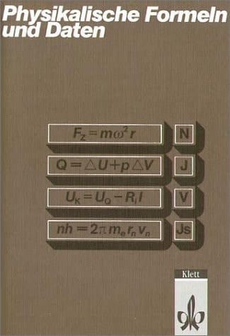 Physikalische Formeln und Daten