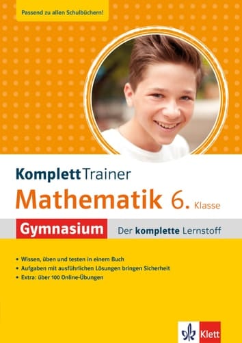 Klett KomplettTrainer Gymnasium Mathematik 6. Klasse Der komplette Lernstoff
