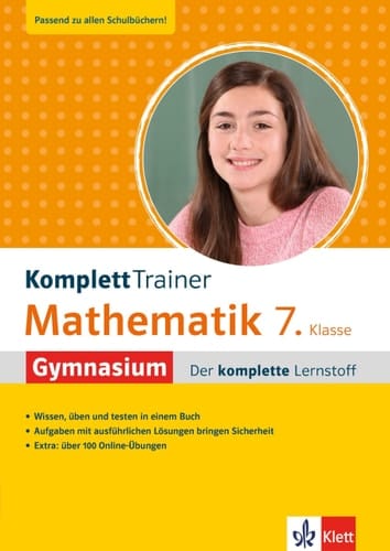 Klett KomplettTrainer Gymnasium Mathematik 7. Klasse Der komplette Lernstoff