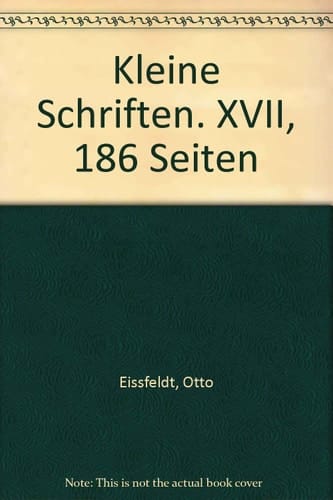 Kleine Schriften (German Edition)